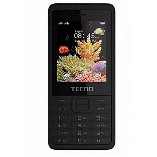 Tecno T372 4MB/RAM/ROM tripple Sim,1.77" ,1150mah- Black