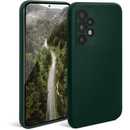 Samsung Galaxy A30, A31, A32 4G, A33, A34, A35 5G Silicon Phone Cover Case-Green.