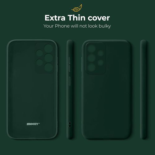 Samsung Galaxy A30, A31, A32 4G, A33, A34, A35 5G Silicon Phone Cover Case-Green.