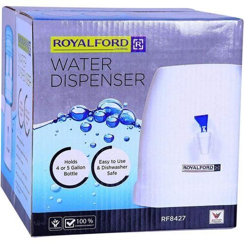 Royalford Portable Water Dispenser Drinks Beverage Serving Dispenser Tap Juice Water Carrier Water Tank And Tap For Home, School, Office For 15 & 19L Refill Bottles