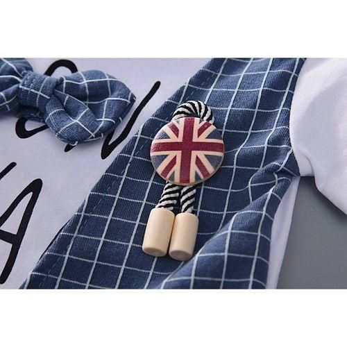 Boys Gentleman Short Sleeve Top  Plaid Shorts  Grey