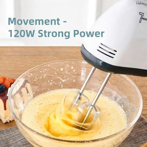 Ace Elec Hand Mixer With 4 Stirrers - HE-133 - 260W - White