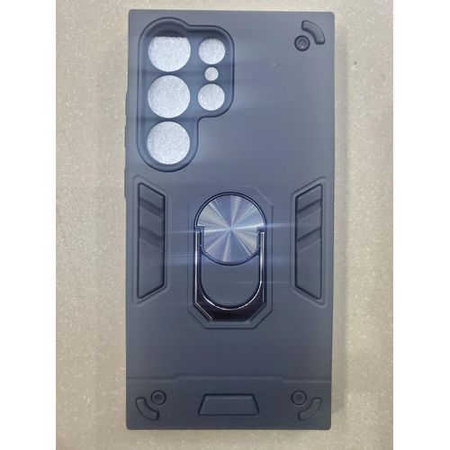 Samsung Galaxy S24 Ultra 5G Case, Military Grade Tough Heavy Armored Protective Phone Case With Magnetic Metal Ring Kickstand Slim Shockproof Duty Armor Cover Case-Black