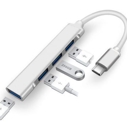 Music Pioneer USB C HUB 3.0 Type C 3.0 4 Port Multi Splitter Adapter OTG USB