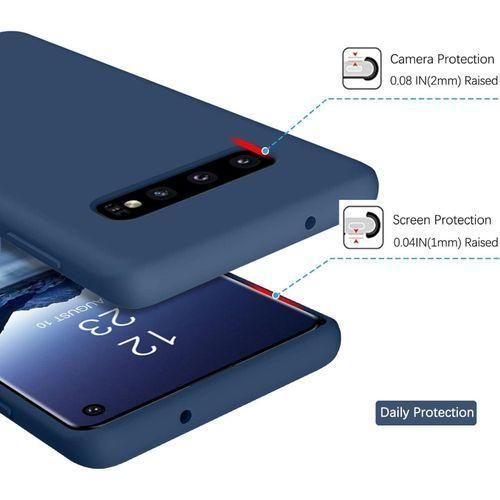 Samsung Galaxy S10e, S10, S10 Plus, S10 5G Silicone Case Blue
