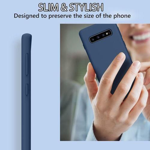 Samsung Galaxy S10e, S10, S10 Plus, S10 5G Silicone Case Blue