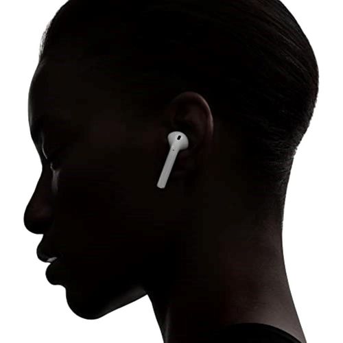 AirPods (2nd Generation) Wireless Ear Buds, Bluetooth Headphones with Lightning Charging Case Included, Over 24 Hours of Battery Life, Effortless Setup for iPhone-White