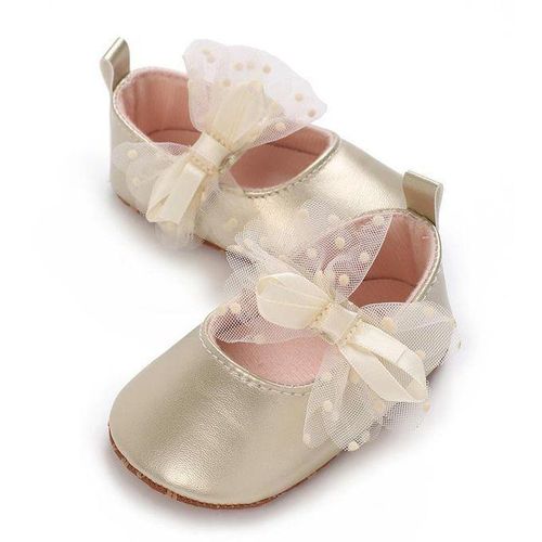 Baby Spring And Summer Cute Bow Soft Sole Princess Flat Shoes 0-18 Months Newborn Leisure Walking Shoes