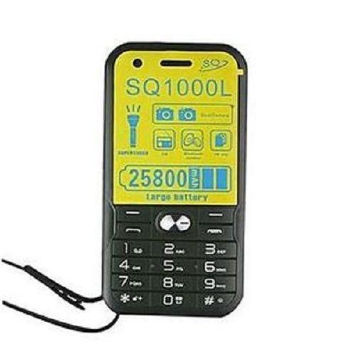SQ  1000L - Powerbank Phone- 25800 mAh - Black