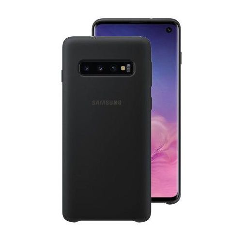 Samsung Galaxy S10e, S10, S10 Plus, S10 5G Silicone Cover -Black