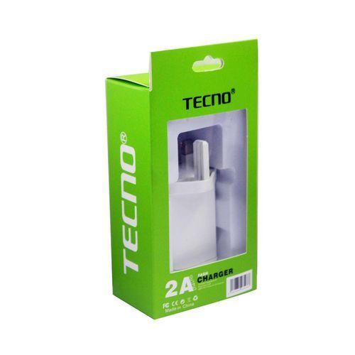 Tecno Faster Charger With Micro USB Cable - White