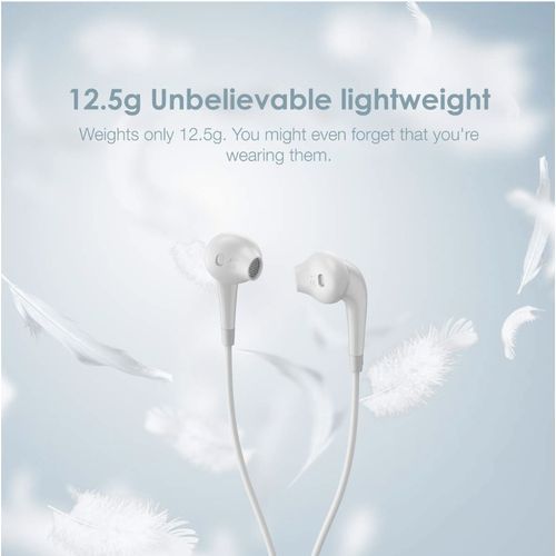 Oraimo Halo 2 Legendary Sound Cable Half-in-Ear Wired Earphones - White