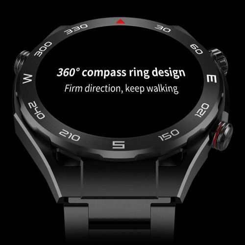 Toumi SK4 1.45inch Bluetooth NFC Sports Smartwatch Black