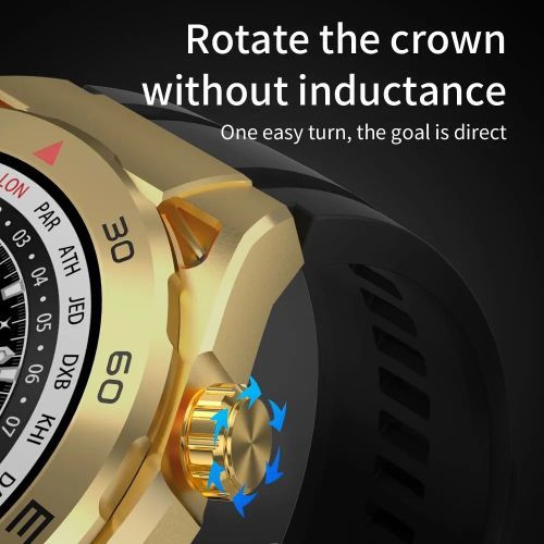 Toumi SK4 1.45inch Bluetooth NFC Sports Smartwatch Black