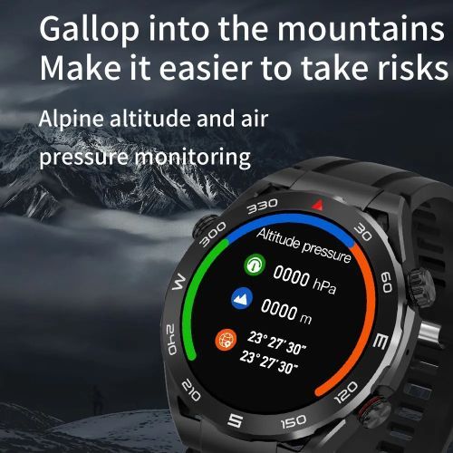 Toumi SK4 1.45inch Bluetooth NFC Sports Smartwatch Black