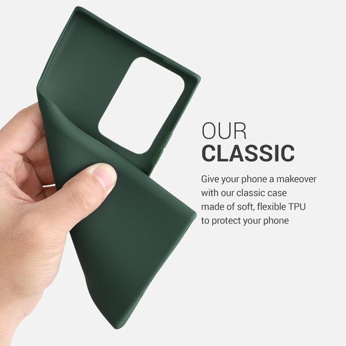 Samsung Galaxy Note 20, Note 20 Ultra Case - Soft Slim Protective TPU Silicone Cover - Moss Green