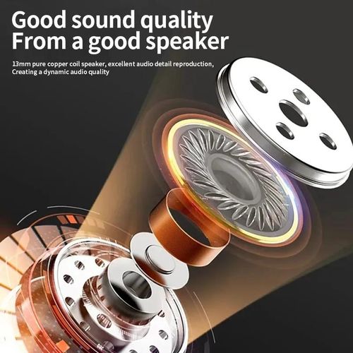 Amaya TK 05 Wireless Sports Earbuds High Quality 5.3 Bluetooth with Over 18 Hours Play Time  - Black