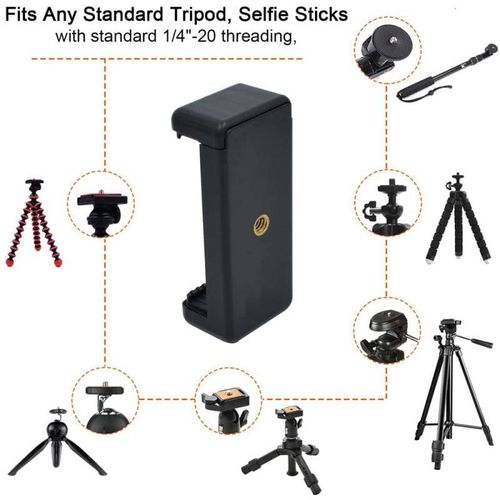 Universal cellphone Tripod Mount Holder Clip