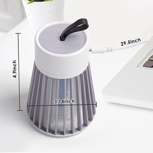 LED Mosquito Killer Trap Lamp Electric Shock Bug Zapper For Insects Fly Screen - Multi-colour.