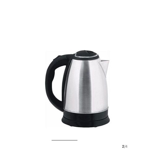 Top Scarlett Electric 3 Plug Pins Pacolater Heat Kettle Steel 2L - Silver