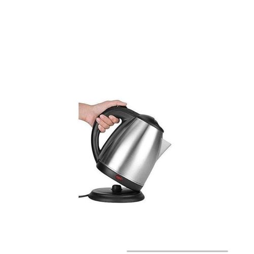 Top Scarlett Electric 3 Plug Pins Pacolater Heat Kettle Steel 2L - Silver