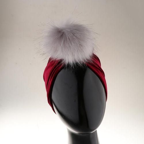 Lovoski Newborn Infant Baby Winter Beanie Soft Velvet Turban Red