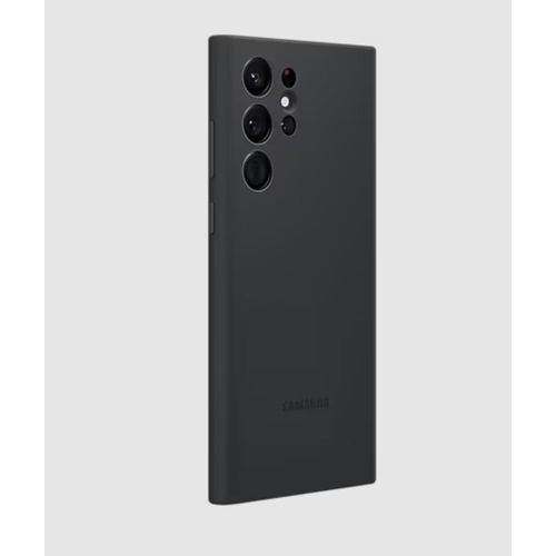 Samsung Pure Silicone Case For S9-S24 Ultra - Black