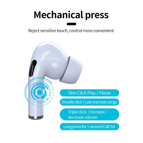 Bluetooth Wireless EarBuds With Wireless Charging Case