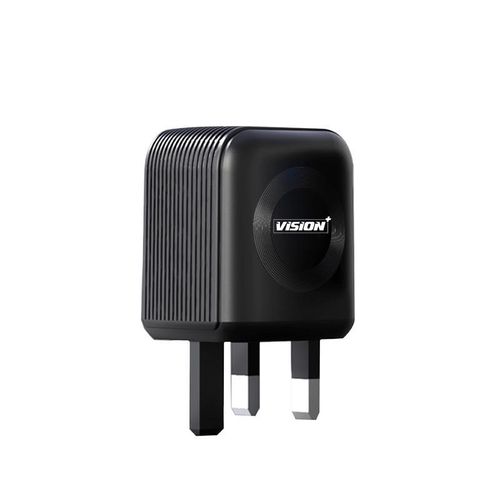 Vision Plus Fast Charger With Micro USB Included VPAD1M - Black