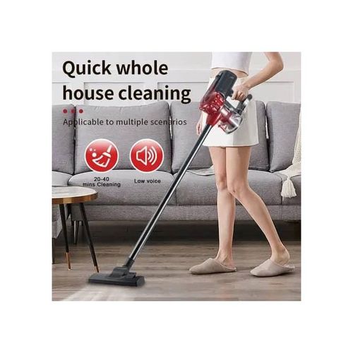 Sokany  Cordless Handheld Vacuum Cleaner, Large Suction - Red