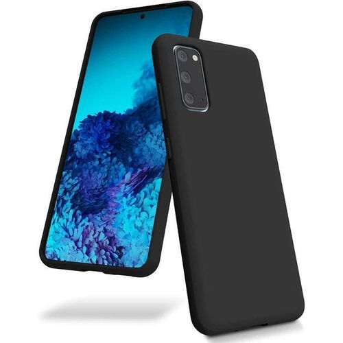 Samsung Galaxy S20 Luxury Soft Liquid Silicone Skin Touch Feel Cover Case Black
