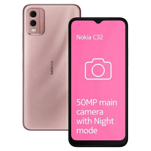 Nokia C32 - 6.5" 6GB RAM 128GB ROM 50MP 5000mAh -  Pink