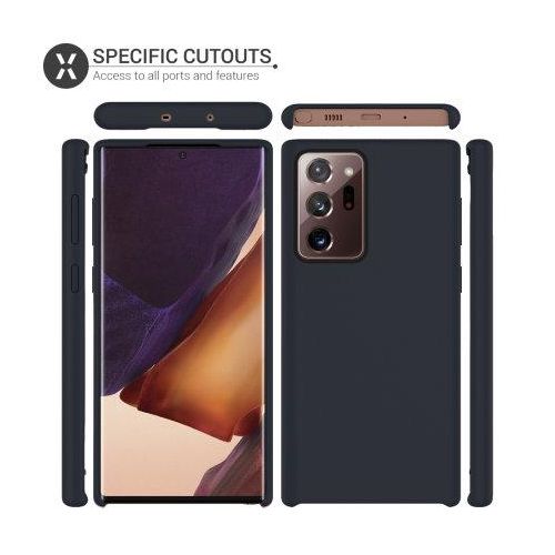 Samsung Galaxy Note 10 20 Ultra  Soft Silicone Case - Black