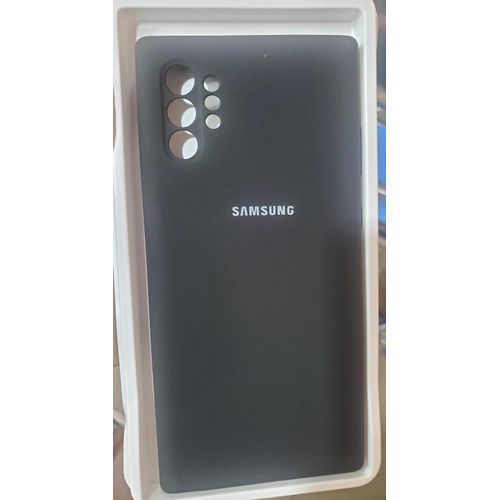 Samsung Galaxy Note 10 20 Ultra  Soft Silicone Case - Black