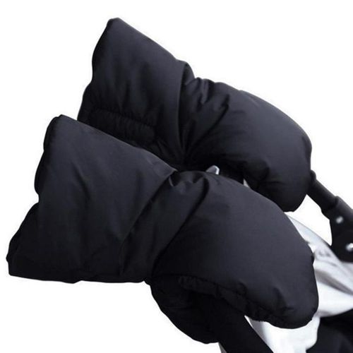 Pram Pushchair Hand Mittens Waterproof Baby Stroller Finger Warmer Gloves New,Black NO5114