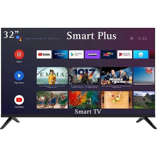 Smart Plus 32" Frameless Smart Digital,HDMI,USB Ports Full HD LED TV - Black