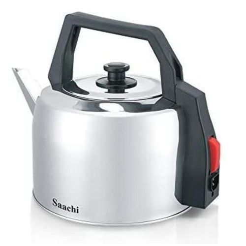 Saachi 3L Automatic Original Stainless Steel Electric Kettle - Silver