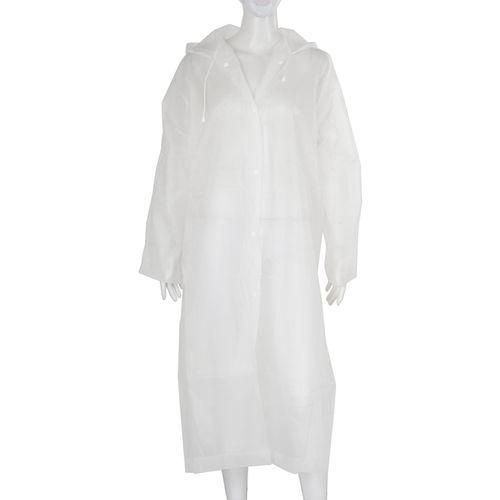 Women Men Transparent Raincoat NOT Disposable Hooded for
