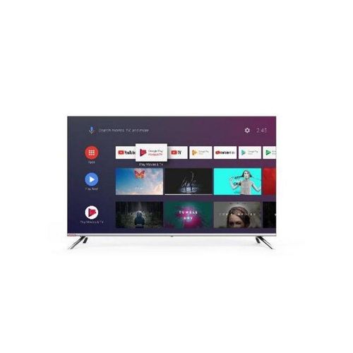 Frameless Smart Android Tv 50 Inch Inbuilt Decoder Crystal Clear Display - Black