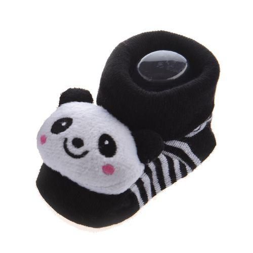 Panda  Irresistibly Cute Baby Boy Girl 3D Bootie Socks Anti  Non Slip 012 months