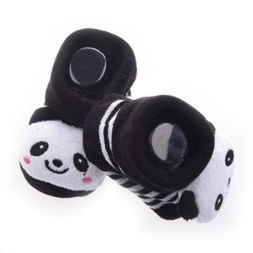 Panda  Irresistibly Cute Baby Boy Girl 3D Bootie Socks Anti  Non Slip 012 months