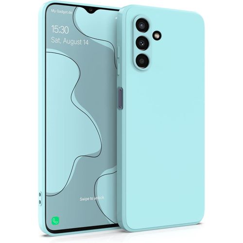 Samsung Galaxy A03, A03s, A03 Core, A04. A04s, A04 Core Silicon Phone Cover Case-Sky Blue