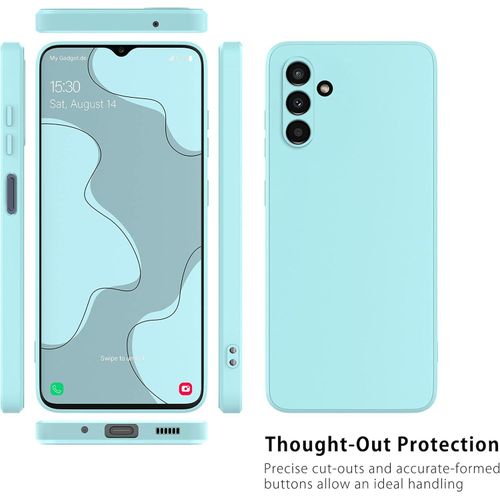Samsung Galaxy A03, A03s, A03 Core, A04. A04s, A04 Core Silicon Phone Cover Case-Sky Blue