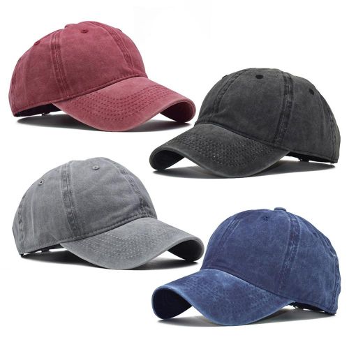 Kids Baseball Hat Washed Style Plain Baseball Cap Curved Brim Sun Caps for Outdoor Baseball Caps NO5274