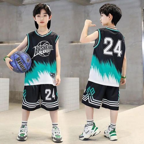 Boys Basketball Jersey Uniforms Children Basketball Shirt Shorts Youth College