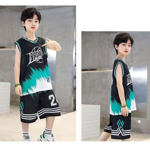 Boys Basketball Jersey Uniforms Children Basketball Shirt Shorts Youth College