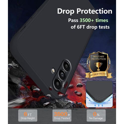 Samsung Galaxy A20, A21, A22 4G, A23, A24, A25 Silicon Phone Cover-Black