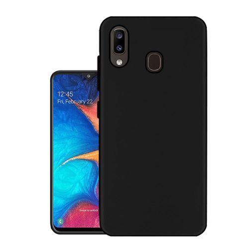 Samsung Galaxy A20, A21, A22 4G, A23, A24, A25 Silicon Phone Cover-Black