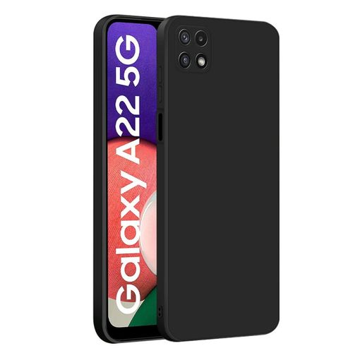 Samsung Galaxy A20, A21, A22 4G, A23, A24, A25 Silicon Phone Cover-Black