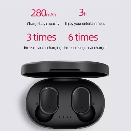 Other Wireless M1 Super Bass Bluetooth Ear Buds - Black